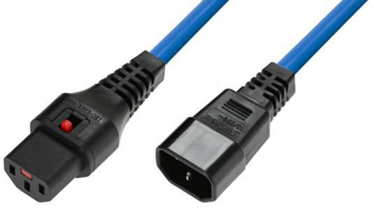 MicroConnect MC-C13C14LOCK-1.5MB IEC Lock C13 to C14. 1.5m MC-C13C14LOCK-1.5MB