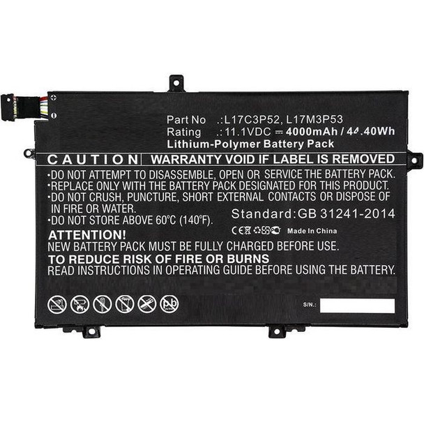 CoreParts 01AV463-CP Laptop Battery. 44Wh Li-ion 01AV463-CP