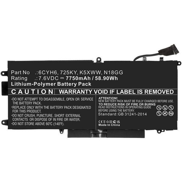 CoreParts N18GG-CP Laptop Battery. 60WH Li-ion N18GG-CP