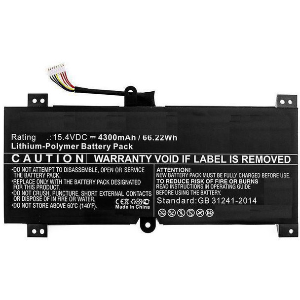 CoreParts 0B200-02940000-CP Laptop Battery. 66WH Li-ion 0B200-02940000-CP