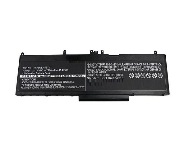 CoreParts 4F5YV-CP Laptop Battery. 59Wh Li-ion 4F5YV-CP