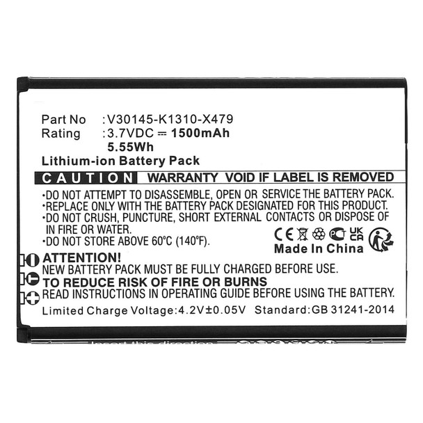 CoreParts MBXMP-BA1852 Battery 3.7V 1500mAh 5.55Wh MBXMP-BA1852