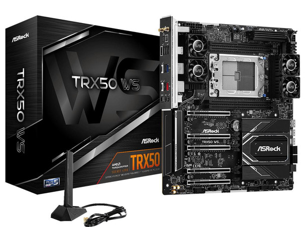 Asrock 90-MXBN40-A0UAYZ Trx50 Ws Amd Trx50 Socket 90-MXBN40-A0UAYZ