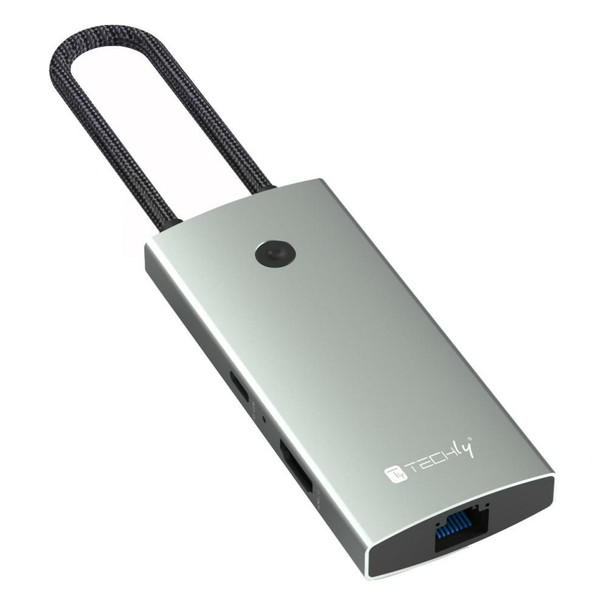 Techly IUSB32C-HUB6HPDI Interface Hub Usb 3.2 Gen 1 IUSB32C-HUB6HPDI