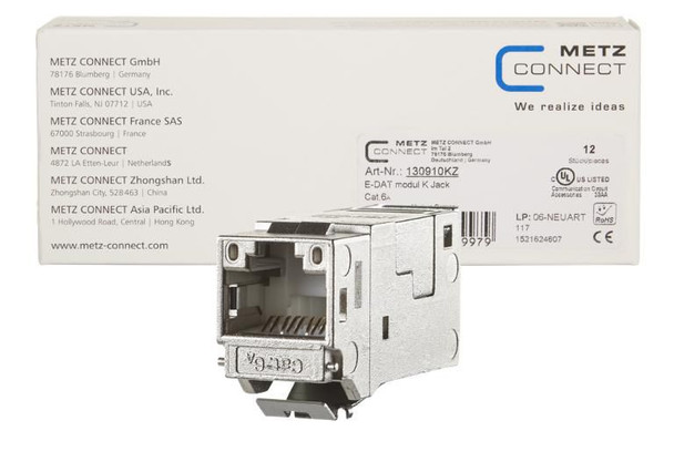 Metz 130910KZ Wire Connector Rj45 Silver 130910KZ