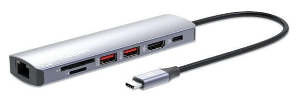 Manhattan 153966 USB-C PD 7-in-1 4K Docking 153966