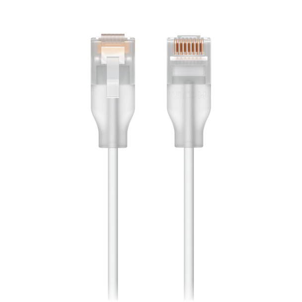Ubiquiti UACC-CABLE-PATCH-EL-0.3M-W Nano-thin patch cable with UACC-CABLE-PATCH-EL-0.3M-W