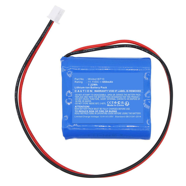 CoreParts MBXVAC-BA0554 Battery 11.1V 650mAh 7.22Wh MBXVAC-BA0554