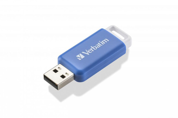 Verbatim 49455 V DataBar USB 2.0 Drive Blue 49455