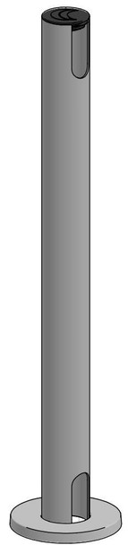 Ergonomic Solutions EET125-02 SP2 pole. 500mm Top & Bottom EET125-02