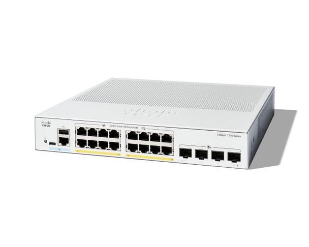 Cisco C1300-16P-4X -16P-4X Managed Switch. 16 C1300-16P-4X