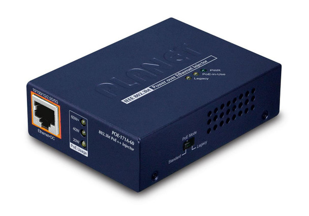Planet POE-171A-60 Single-Port 10/100/1000Mbps POE-171A-60