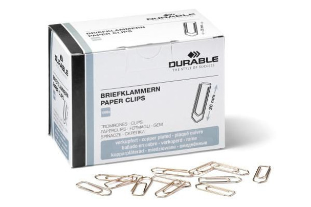 Durable 120524 Paper Clip 1000 PcS 120524