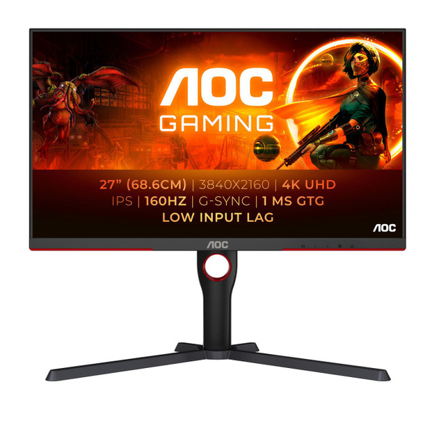 AOC U27G3X/BK G3 U27G3X Computer Monitor U27G3X/BK
