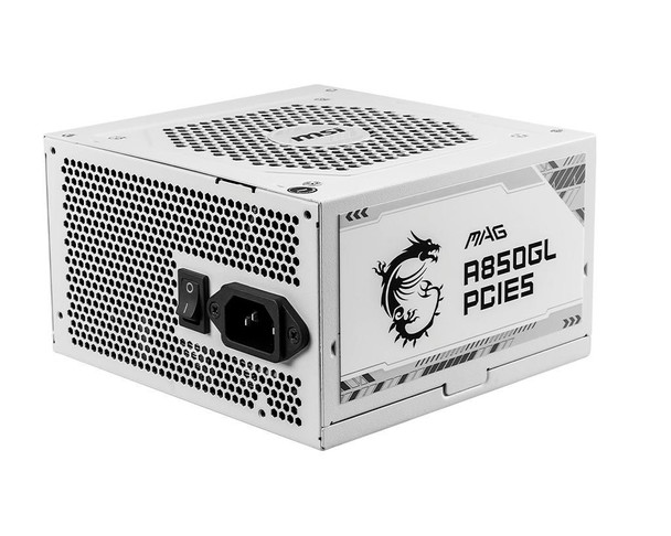 MSI MAG A850GL PCIE5 W Ite Power Supply Unit 850 W MAG A850GL PCIE5 W