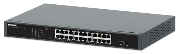 Intellinet 561907 24-Port Gigabit Ethernet Poe+ 561907