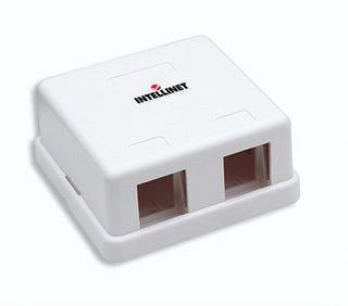 Intellinet 162852 Outlet Box White 162852