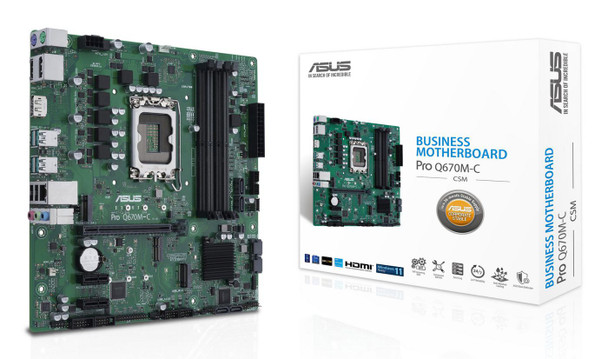 Asus 90MB19E0-M2EAYC Pro Q670M-C-Csm Intel Q670 90MB19E0-M2EAYC