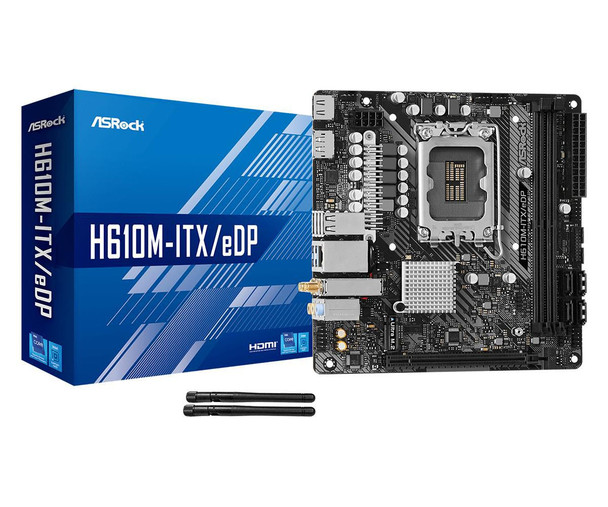 Asrock 90-MXBJK0-A0UAYZ H610M-Itx/Edp Intel H610 Lga 90-MXBJK0-A0UAYZ