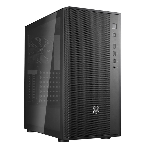 Silverstone SST-FAR1B-G-V2 Fara R1 Midi Tower Black SST-FAR1B-G-V2