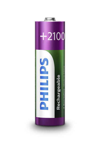 Philips R6B4A210/10 Rechargeable AA 2100 mAh R6B4A210/10