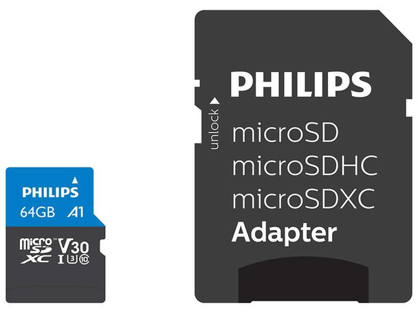 Philips FM64MP65B/00 Fm64Mp65B 64 Gb Microsdxc FM64MP65B/00