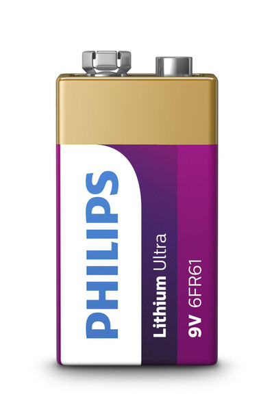 Philips 6FR61LB1A/10 Lithium Ultra 9V 1-blister 6FR61LB1A/10