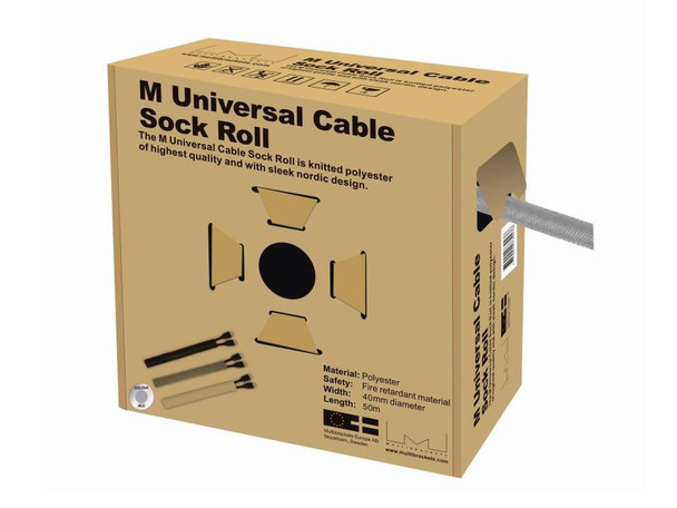 Multibrackets 7350022732476 M Universal Cable Sock Roll 7350022732476