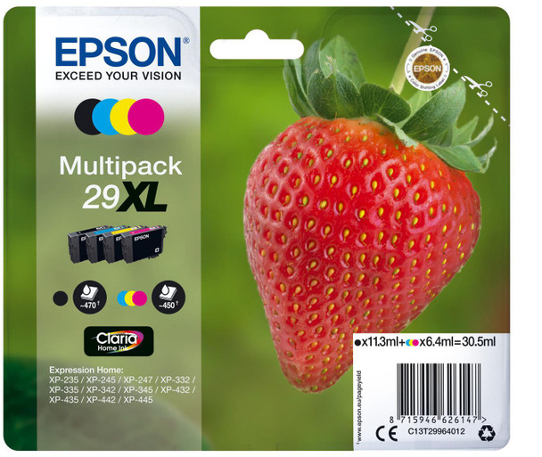 Epson C13T29964012 29XL 4 Farben Multipack NEUE C13T29964012