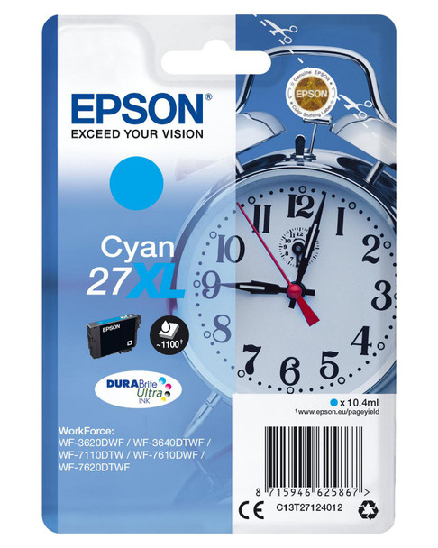 Epson C13T27124022 27XL ink cartridge cyan C13T27124022