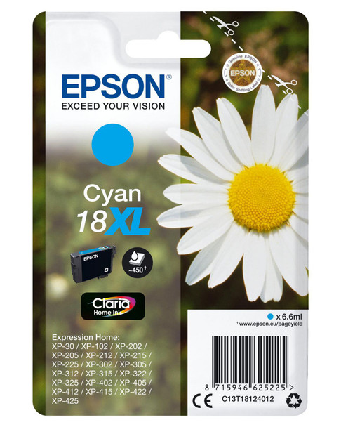 Epson C13T18124022 18XL ink cart cyan high C13T18124022