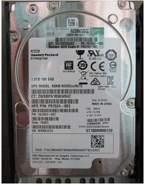 Hewlett Packard Enterprise P03799-001 DRV 1.8TB SFF HDD 10K SS7K & P03799-001