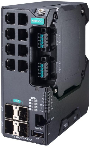 Moxa EDS-G4012-8P-4QGS-LVA EDS-G4012-8P-4QGS-LVA EDS-G4012-8P-4QGS-LVA