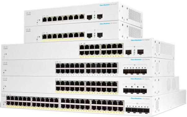 Cisco CBS220-8FP-E-2G-EU Network Switch Managed L2 CBS220-8FP-E-2G-EU