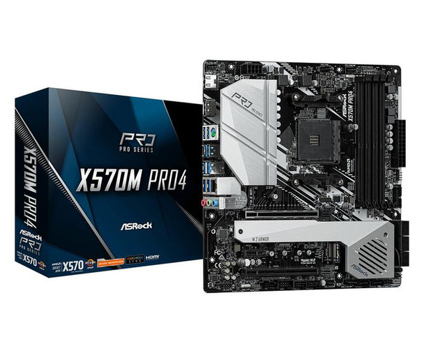 Asrock X570M PRO4 Amd X570 Socket Am4 Micro Atx X570M PRO4