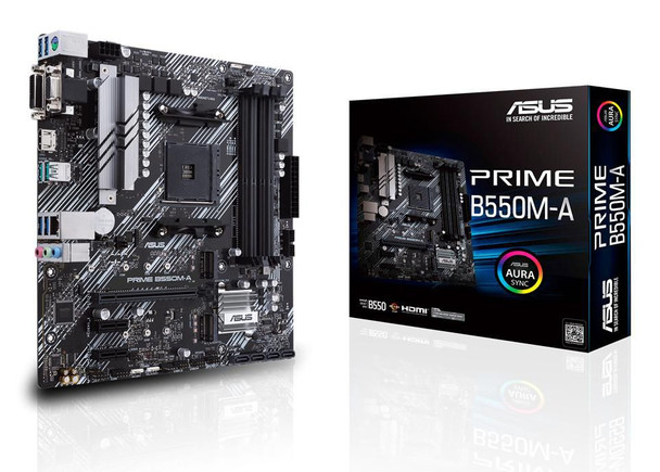 Asus PRIME B550M-A Amd B550 Socket Am4 Micro Atx PRIME B550M-A