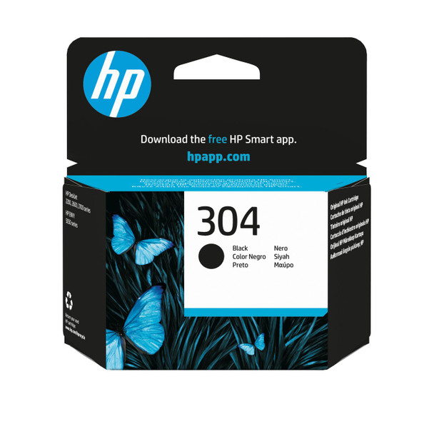 HP N9K06AE#BA3 304 Black Original Ink N9K06AE#BA3