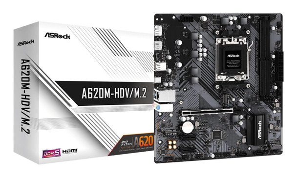 Asrock A620M-HDV/M.2 Amd A620 Socket Am5 Micro Atx A620M-HDV/M.2