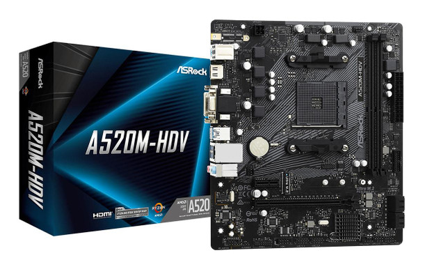 Asrock A520M-HDV Socket Am4 Micro Atx A520M-HDV