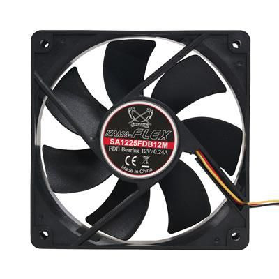 Scythe SA1225FDB12M Kama Flex 1500Rpm Fan Black SA1225FDB12M