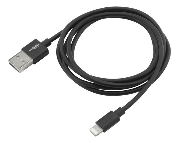 ANSMANN 1700-0078 Lightning Cable 1.2 M Black 1700-0078