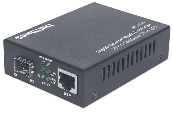 Intellinet 510493 Gigabit Ethernet to SFP Media 510493 Intellinet 510493 Gigabit Ethernet to SFP Media 510493