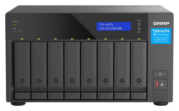 QNAP TVS-H874T-I7-32G TVS-H874T-I7-32G 8 BAY I7 12C TVS-H874T-I7-32G