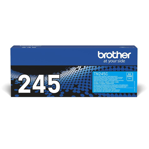 Brother TN-245C Toner Cyan Pages: 2.200 High TN-245C