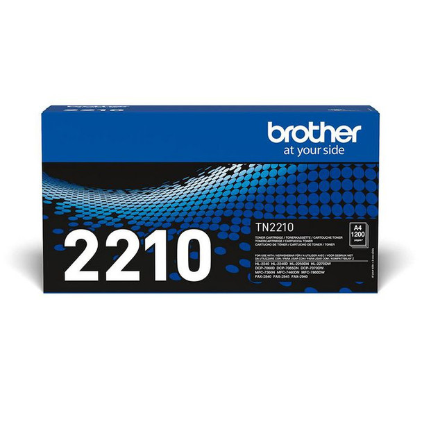 Brother TN-2210 Toner Black Cartridge Pages TN-2210 Brother TN-2210 Toner Black Cartridge Pages TN-2210