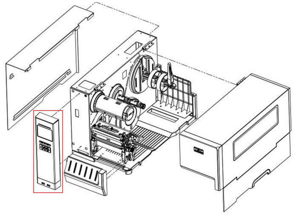 TSC 98-0600019-01LF LCD panel cover assembly 98-0600019-01LF