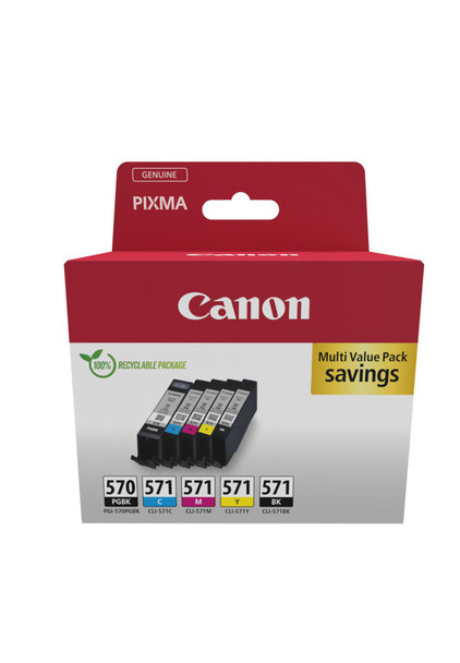Canon 0372C006 PGI-570/CLI-571 PGBK/C/M/Y/BK 0372C006