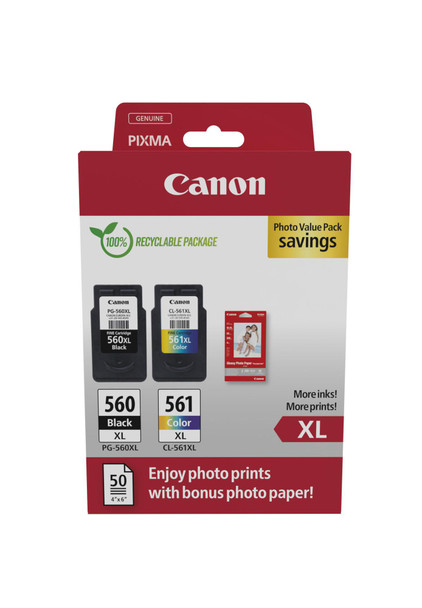 Canon 3712C008 CRG PG-560XL/CL-561XL PHOTO 3712C008