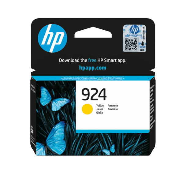 HP 4K0U5NE#CE1 924 YELLOW EN/FR/IT/PT/ES 4K0U5NE#CE1