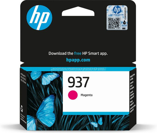 HP 4S6W3NE 937 Magenta Original Ink 4S6W3NE